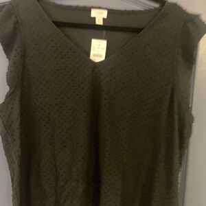 J. Crew flutter sleeve top